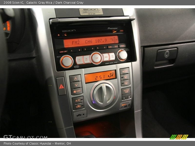 Galactic Gray Mica / Dark Charcoal Gray 2008 Scion tC