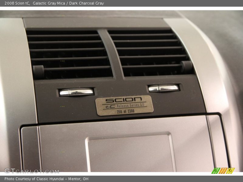 Galactic Gray Mica / Dark Charcoal Gray 2008 Scion tC