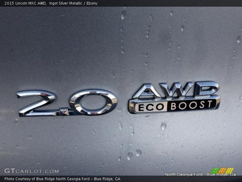 Ingot Silver Metallic / Ebony 2015 Lincoln MKC AWD