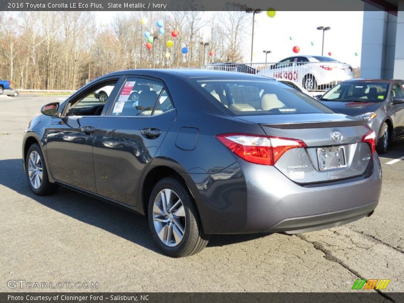 Slate Metallic / Ivory 2016 Toyota Corolla LE Eco Plus