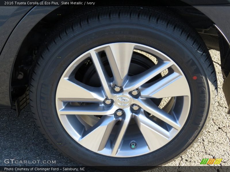 Slate Metallic / Ivory 2016 Toyota Corolla LE Eco Plus