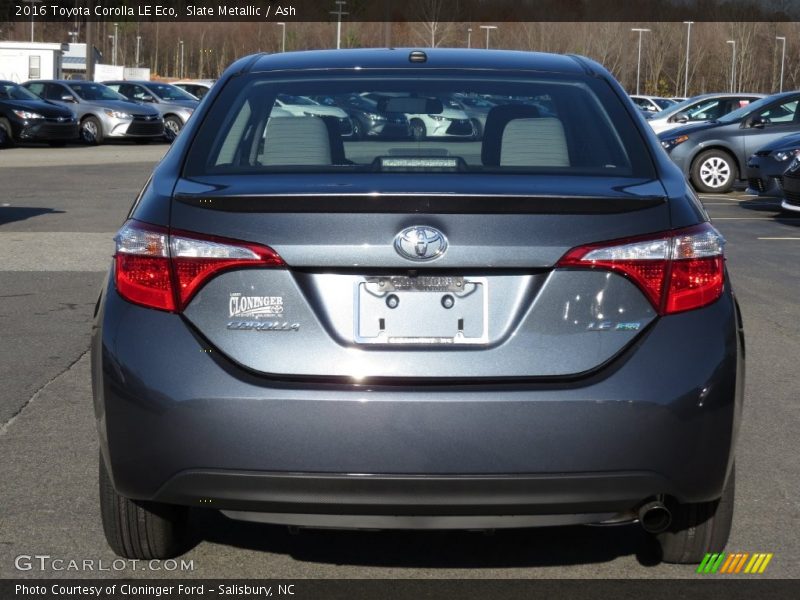 Slate Metallic / Ash 2016 Toyota Corolla LE Eco