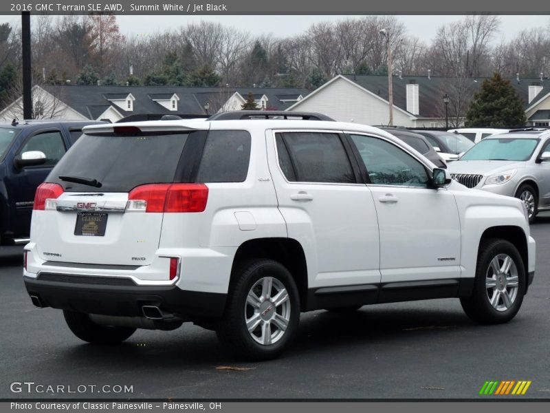 Summit White / Jet Black 2016 GMC Terrain SLE AWD
