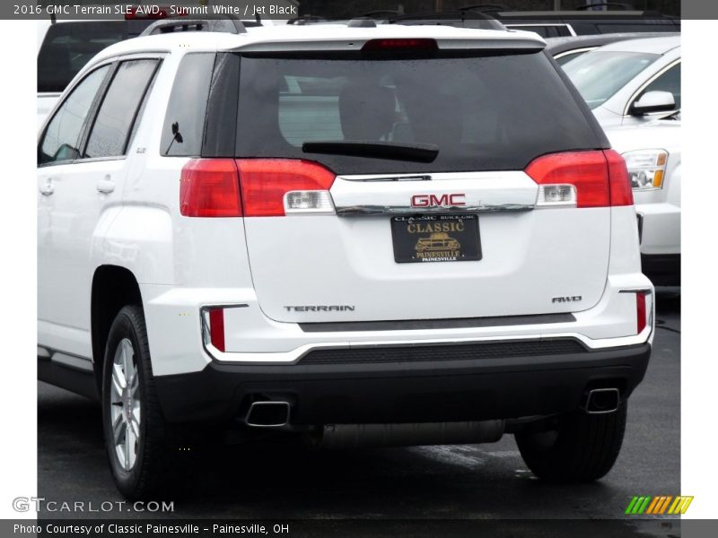 Summit White / Jet Black 2016 GMC Terrain SLE AWD