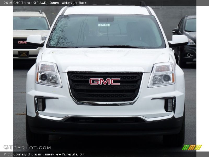 Summit White / Jet Black 2016 GMC Terrain SLE AWD