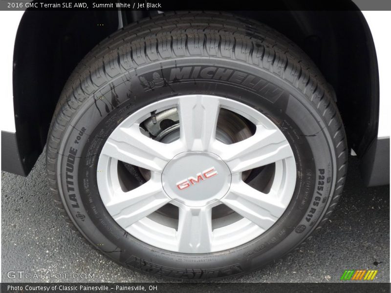 Summit White / Jet Black 2016 GMC Terrain SLE AWD