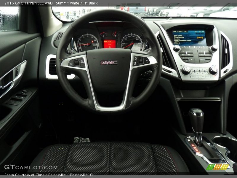 Summit White / Jet Black 2016 GMC Terrain SLE AWD