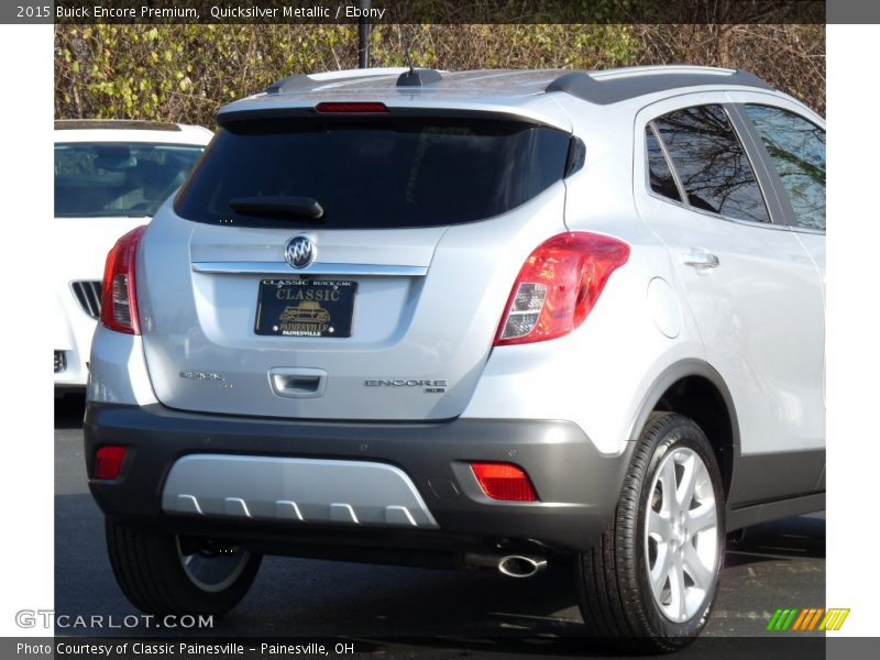 Quicksilver Metallic / Ebony 2015 Buick Encore Premium