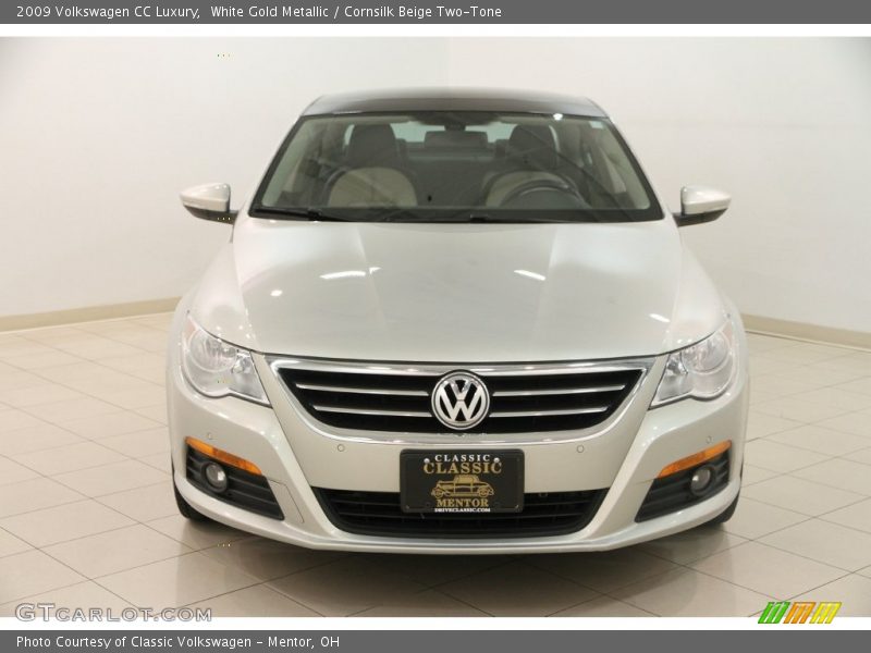 White Gold Metallic / Cornsilk Beige Two-Tone 2009 Volkswagen CC Luxury