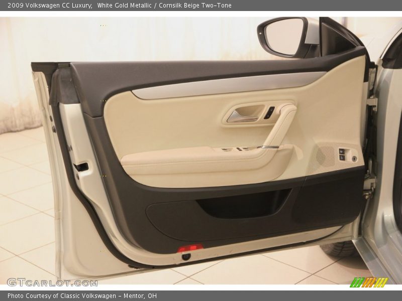 White Gold Metallic / Cornsilk Beige Two-Tone 2009 Volkswagen CC Luxury