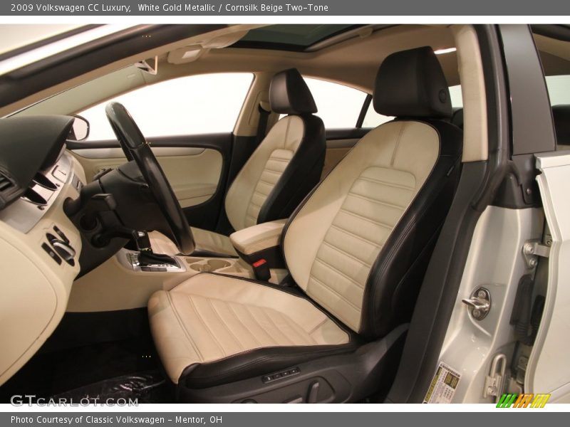 White Gold Metallic / Cornsilk Beige Two-Tone 2009 Volkswagen CC Luxury