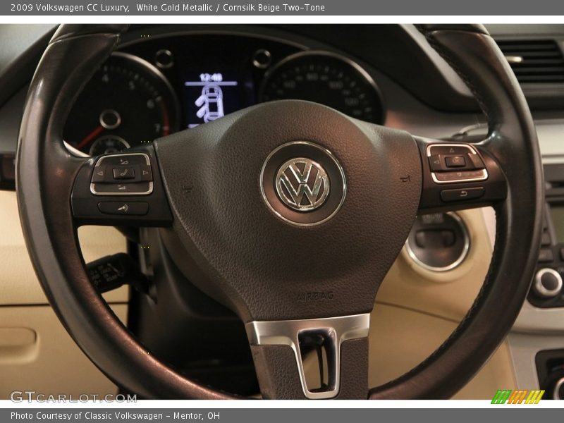 White Gold Metallic / Cornsilk Beige Two-Tone 2009 Volkswagen CC Luxury