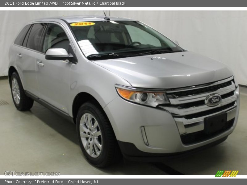 Ingot Silver Metallic / Charcoal Black 2011 Ford Edge Limited AWD