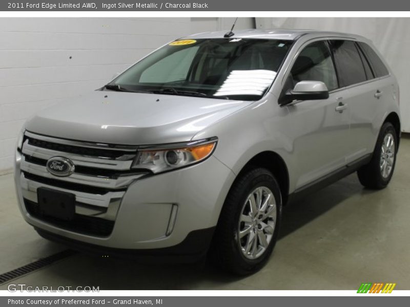 Ingot Silver Metallic / Charcoal Black 2011 Ford Edge Limited AWD