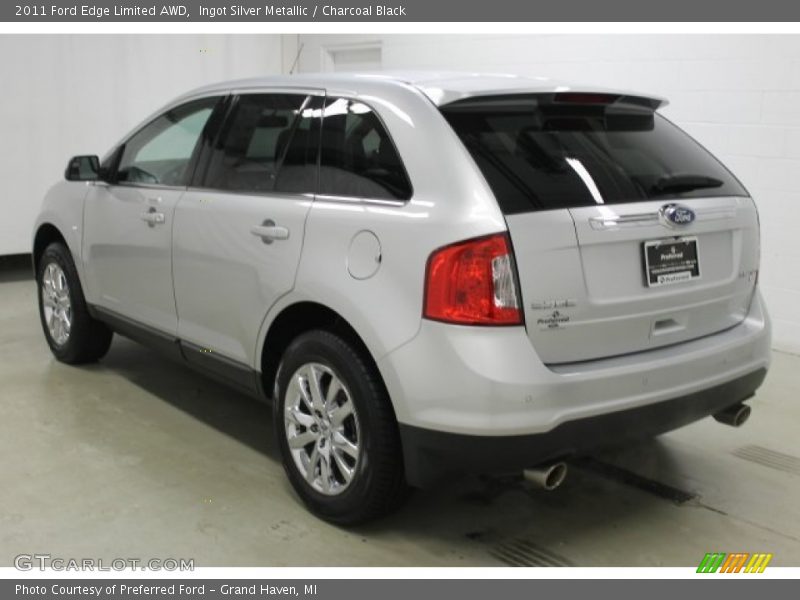 Ingot Silver Metallic / Charcoal Black 2011 Ford Edge Limited AWD