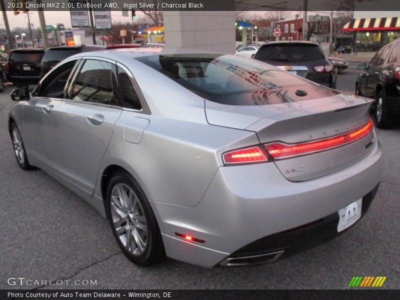 Ingot Silver / Charcoal Black 2013 Lincoln MKZ 2.0L EcoBoost AWD