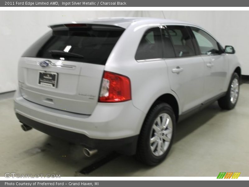 Ingot Silver Metallic / Charcoal Black 2011 Ford Edge Limited AWD