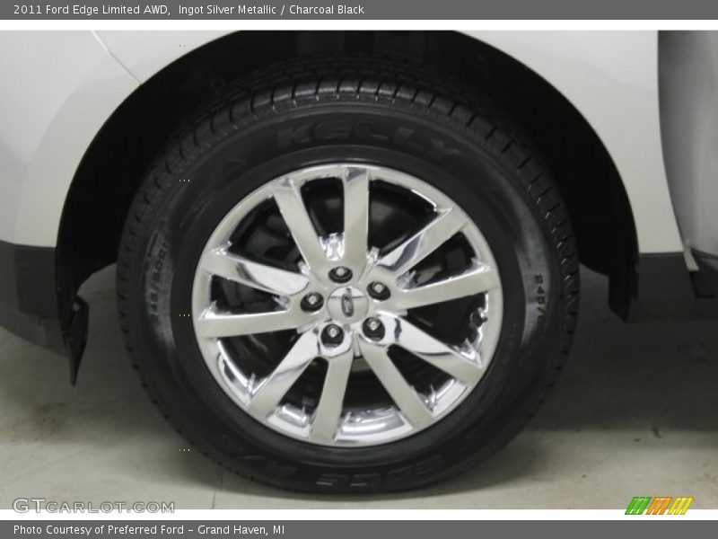 Ingot Silver Metallic / Charcoal Black 2011 Ford Edge Limited AWD