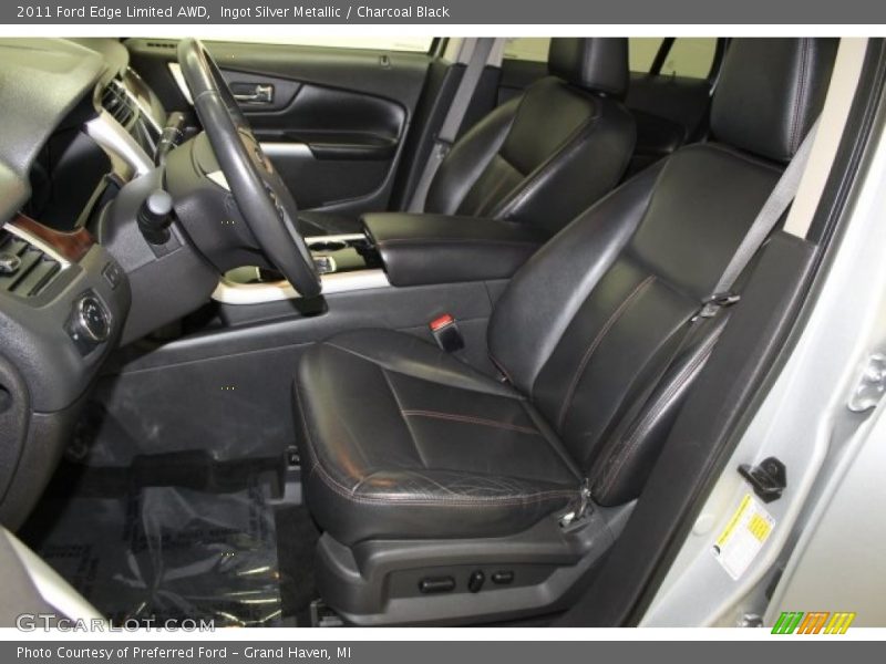 Ingot Silver Metallic / Charcoal Black 2011 Ford Edge Limited AWD