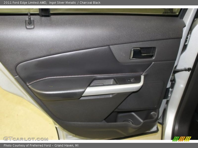 Ingot Silver Metallic / Charcoal Black 2011 Ford Edge Limited AWD