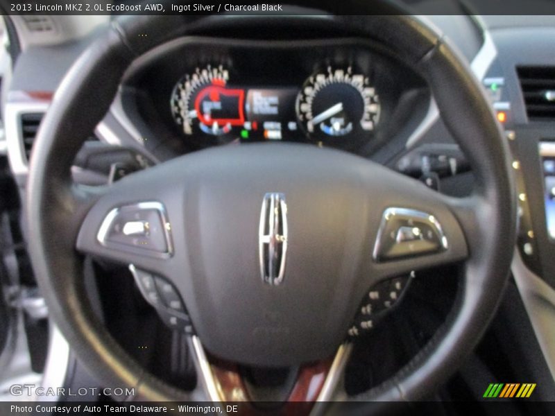 Ingot Silver / Charcoal Black 2013 Lincoln MKZ 2.0L EcoBoost AWD