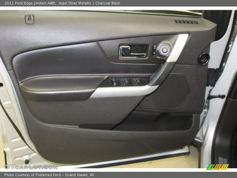 Ingot Silver Metallic / Charcoal Black 2011 Ford Edge Limited AWD