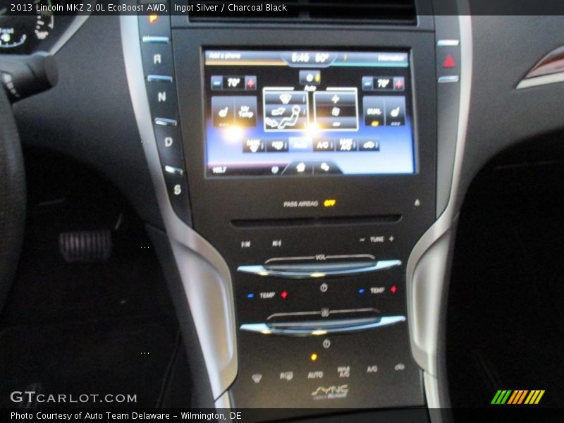 Ingot Silver / Charcoal Black 2013 Lincoln MKZ 2.0L EcoBoost AWD