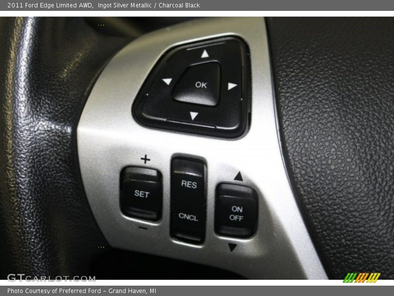 Ingot Silver Metallic / Charcoal Black 2011 Ford Edge Limited AWD