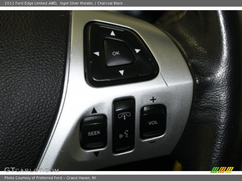 Ingot Silver Metallic / Charcoal Black 2011 Ford Edge Limited AWD