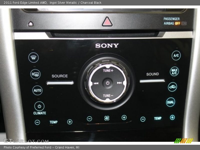 Ingot Silver Metallic / Charcoal Black 2011 Ford Edge Limited AWD