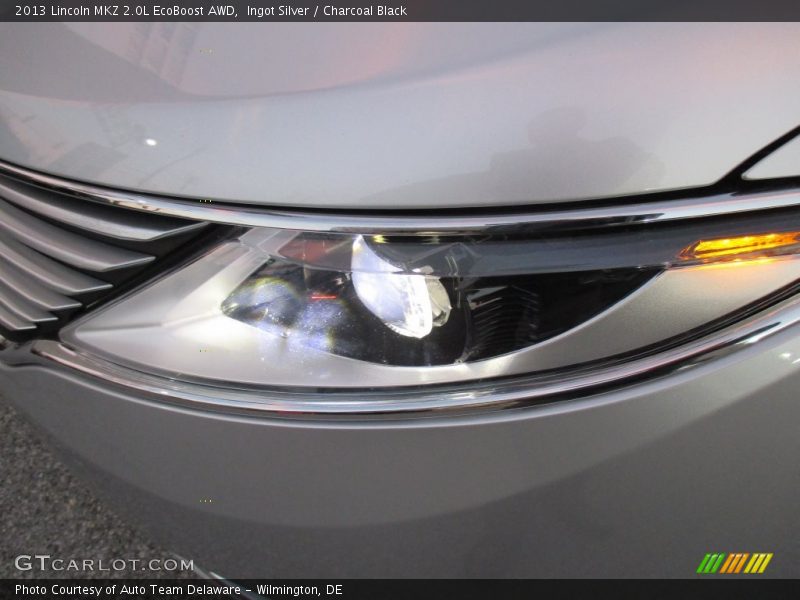 Ingot Silver / Charcoal Black 2013 Lincoln MKZ 2.0L EcoBoost AWD