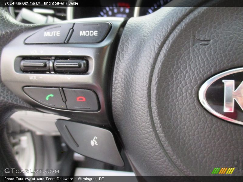 Bright Silver / Beige 2014 Kia Optima LX