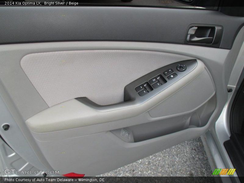 Bright Silver / Beige 2014 Kia Optima LX