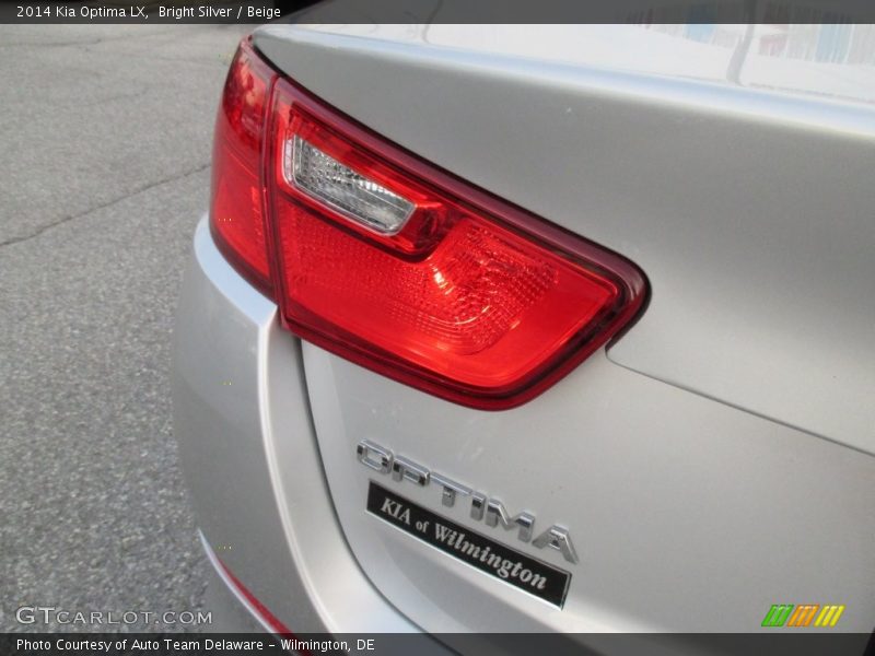 Bright Silver / Beige 2014 Kia Optima LX
