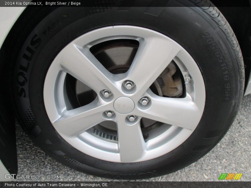 Bright Silver / Beige 2014 Kia Optima LX