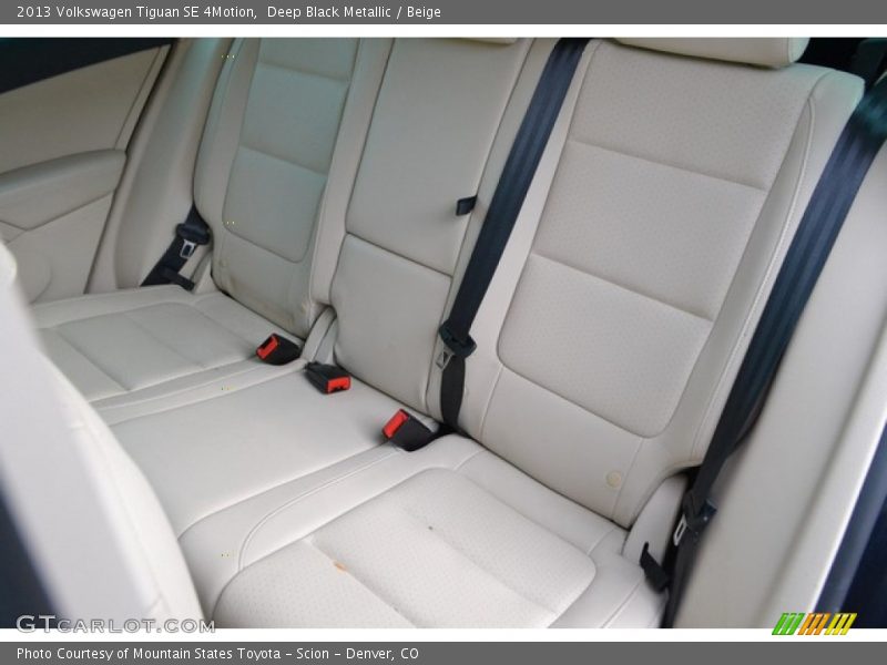 Deep Black Metallic / Beige 2013 Volkswagen Tiguan SE 4Motion