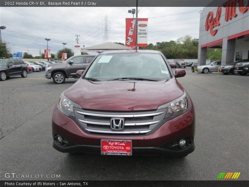 Basque Red Pearl II / Gray 2012 Honda CR-V EX