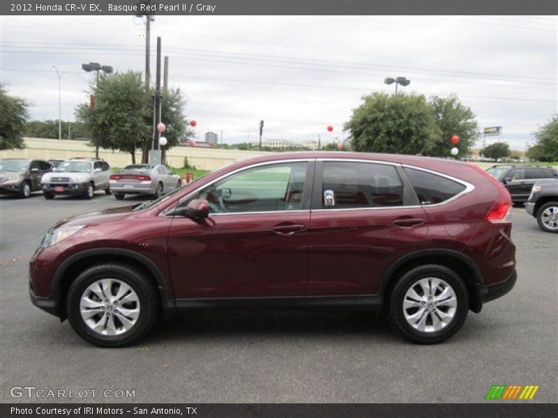 Basque Red Pearl II / Gray 2012 Honda CR-V EX