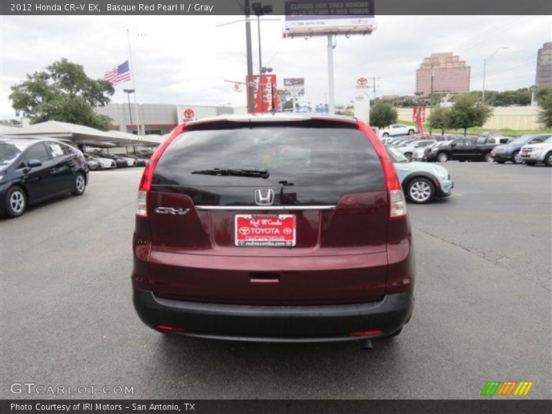 Basque Red Pearl II / Gray 2012 Honda CR-V EX