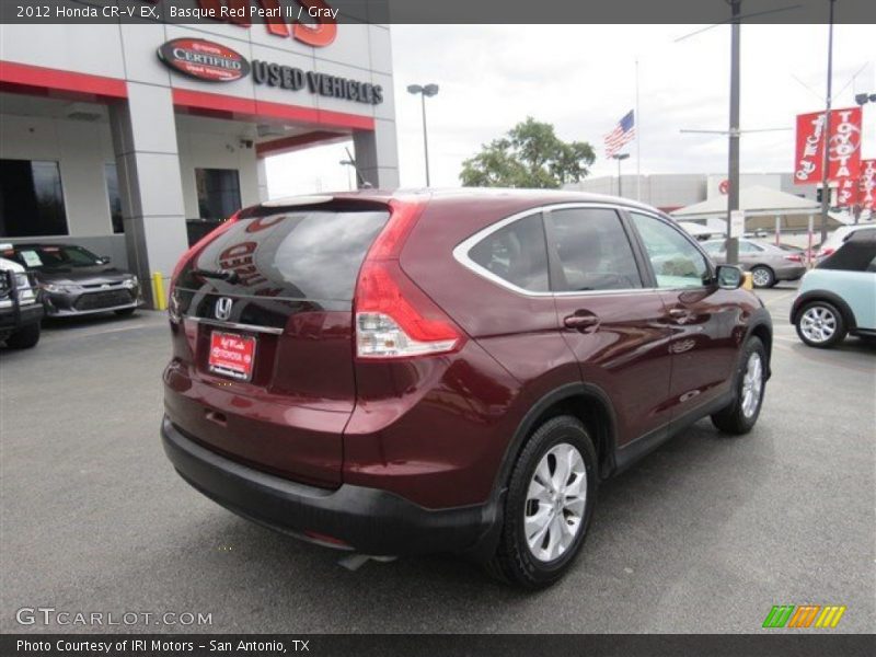 Basque Red Pearl II / Gray 2012 Honda CR-V EX