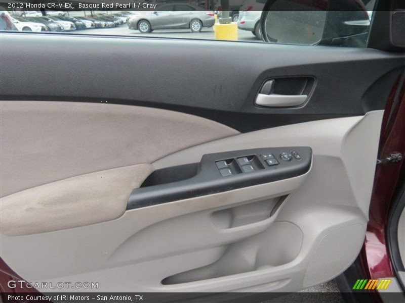 Basque Red Pearl II / Gray 2012 Honda CR-V EX