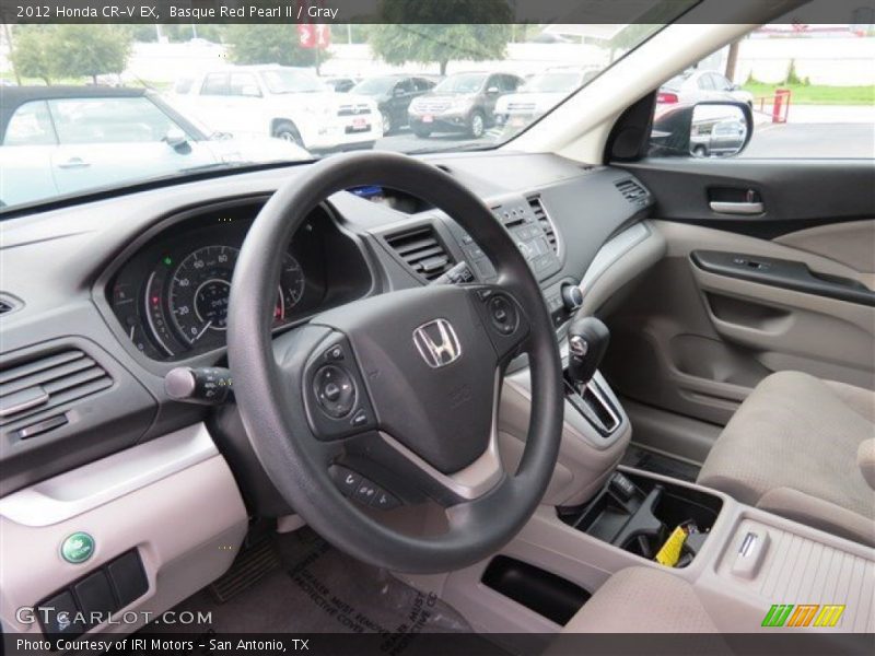 Basque Red Pearl II / Gray 2012 Honda CR-V EX