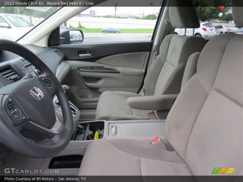 Basque Red Pearl II / Gray 2012 Honda CR-V EX