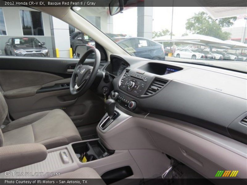 Basque Red Pearl II / Gray 2012 Honda CR-V EX