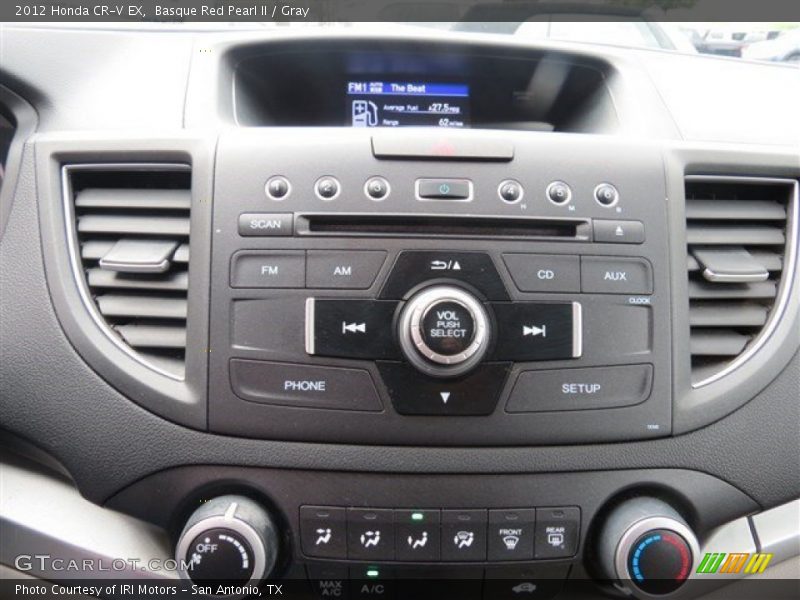 Basque Red Pearl II / Gray 2012 Honda CR-V EX