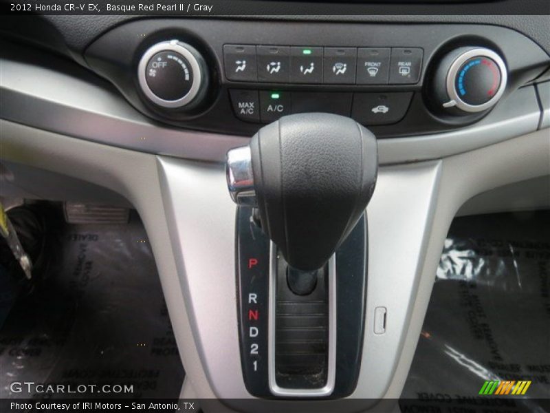 Basque Red Pearl II / Gray 2012 Honda CR-V EX