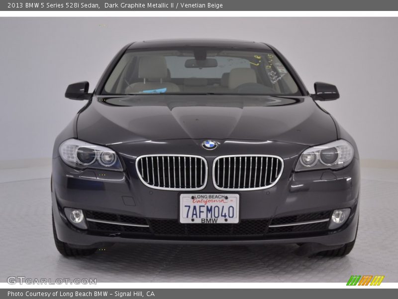 Dark Graphite Metallic II / Venetian Beige 2013 BMW 5 Series 528i Sedan