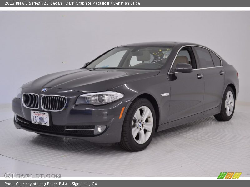 Dark Graphite Metallic II / Venetian Beige 2013 BMW 5 Series 528i Sedan