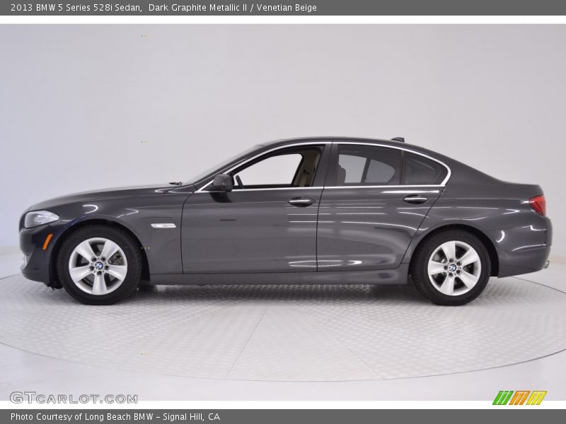 Dark Graphite Metallic II / Venetian Beige 2013 BMW 5 Series 528i Sedan