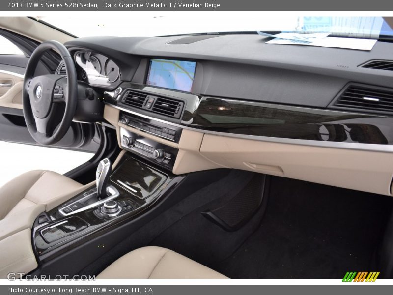 Dark Graphite Metallic II / Venetian Beige 2013 BMW 5 Series 528i Sedan